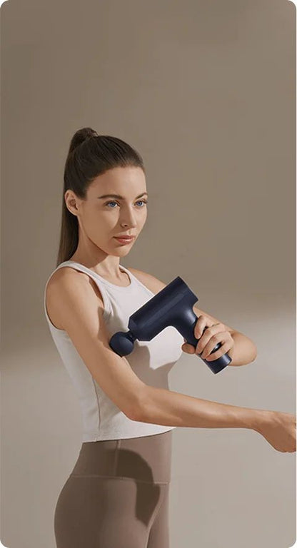 Deep Tissue Massage Gun – Rechargeable Muscle Massager with 5 Massage Heads